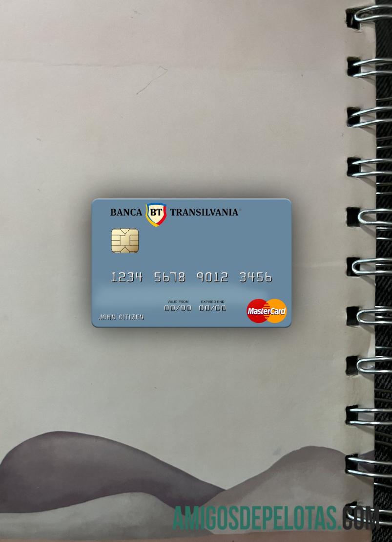 Romênia Banca Transilvania Mastercard Photolook Front amostra